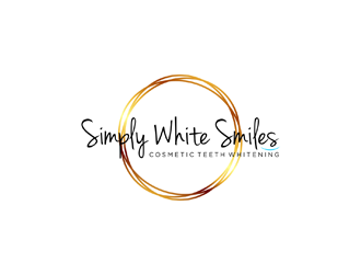 Simply White Smiles cosmetic teeth whitening logo design by ndaru