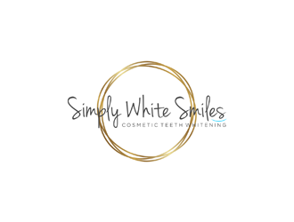Simply White Smiles cosmetic teeth whitening logo design by ndaru