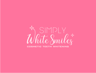 Simply White Smiles cosmetic teeth whitening logo design by AmduatDesign
