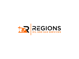 Regions Oil and Gas Services logo design by bricton