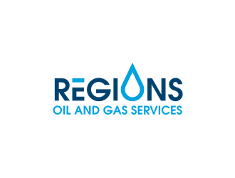 Regions Oil and Gas Services logo design by Landung