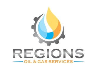 Regions Oil and Gas Services logo design by ruki