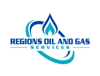 Regions Oil and Gas Services logo design by uttam
