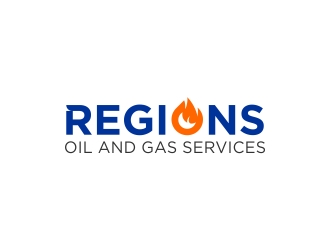 Regions Oil and Gas Services logo design by yogilegi