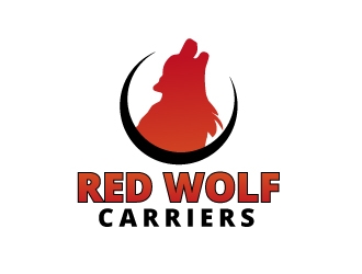 Red Wolf Carriers logo design by Webphixo
