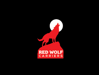 Red Wolf Carriers logo design by DPNKR