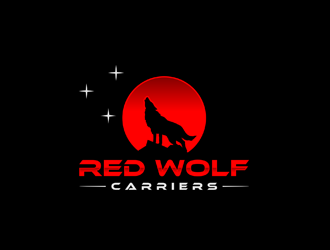 Red Wolf Carriers logo design by ndaru