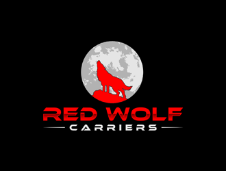 Red Wolf Carriers logo design by ndaru