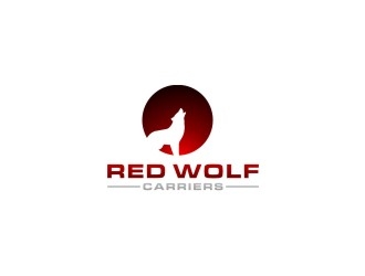Red Wolf Carriers logo design by bricton