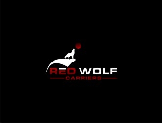 Red Wolf Carriers logo design by bricton