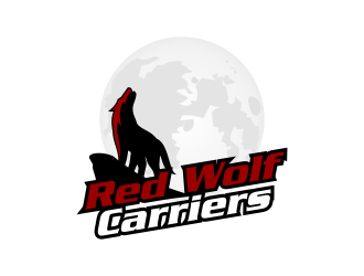 Red Wolf Carriers logo design by Kruger