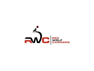 Red Wolf Carriers logo design by bricton
