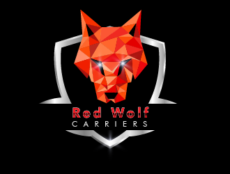 Red Wolf Carriers logo design by AnuragYadav