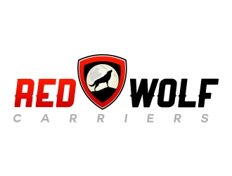 Red Wolf Carriers logo design by fawadyk