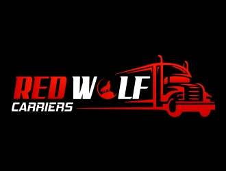 Red Wolf Carriers logo design by fawadyk