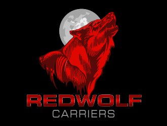 Red Wolf Carriers logo design by MCXL
