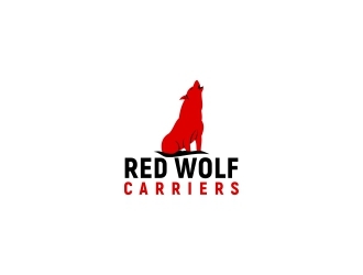 Red Wolf Carriers logo design by dibyo