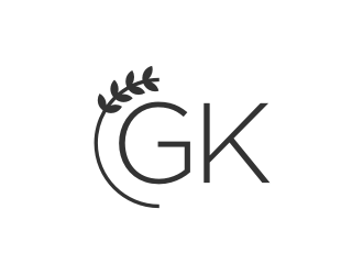 G K  logo design by Gravity