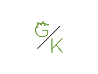G K  logo design by Gravity