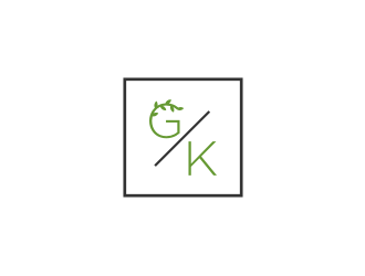 G K  logo design by Gravity