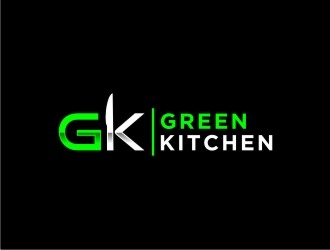 G K  logo design by bricton