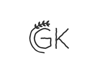 G K  logo design by Gravity
