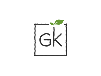 G K  logo design by Gravity