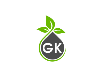 G K  logo design by nurul_rizkon