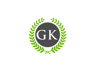 G K  logo design by nurul_rizkon