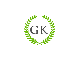G K  logo design by nurul_rizkon