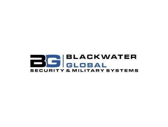 Blackwater Global Security & Military Systems logo design by bricton