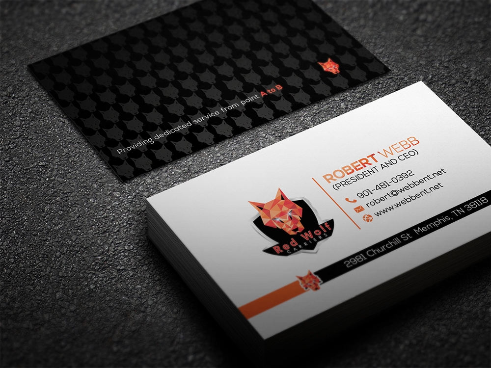Red Wolf Carriers logo design by aamir