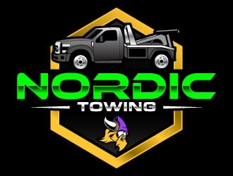 Nordic Towing logo design by daywalker