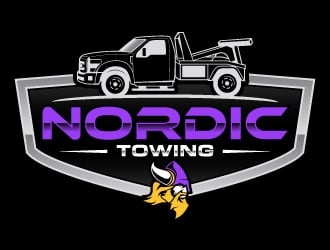 Nordic Towing logo design by daywalker