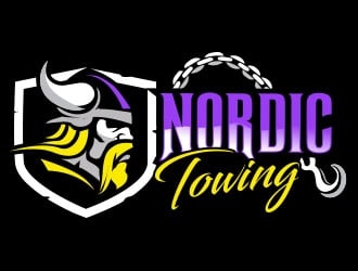 Nordic Towing logo design by Sorjen