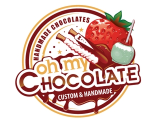 Oh My Chocolate logo design by shere