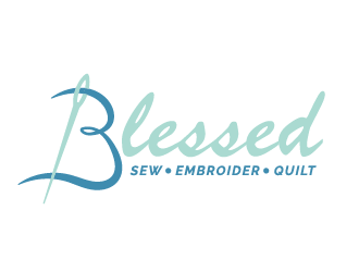 Blessed logo design by spiritz
