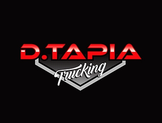 D.Tapia Trucking  logo design by gitzart