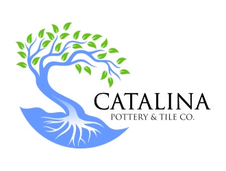 Catalina Pottery & Tile Co.  logo design by jetzu