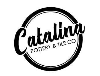 Catalina Pottery & Tile Co.  logo design by ruthracam
