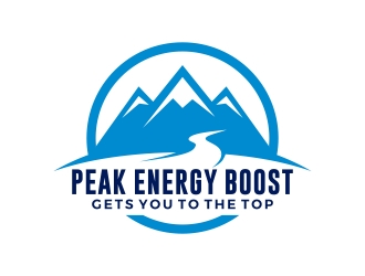 Peak Energy Boost logo design by Mbezz