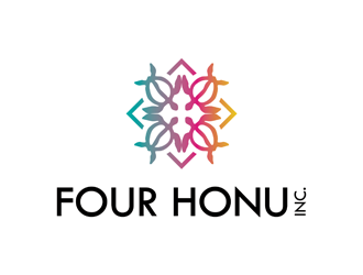 Four Honu Inc. logo design by logolady