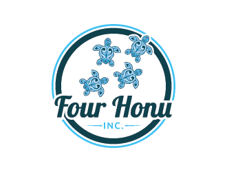 Four Honu Inc. logo design by Andri