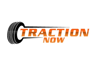 Traction Now logo design by fantastic4