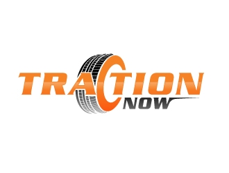 Traction Now logo design by fantastic4