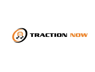 Traction Now logo design by tukangngaret