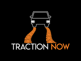 Traction Now logo design by fastsev