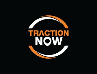 Traction Now logo design by RGBART