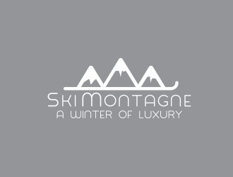 Ski Montagne (A Winter Of Luxury) logo design by Eliben