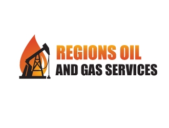 Regions Oil and Gas Services logo design by Webphixo